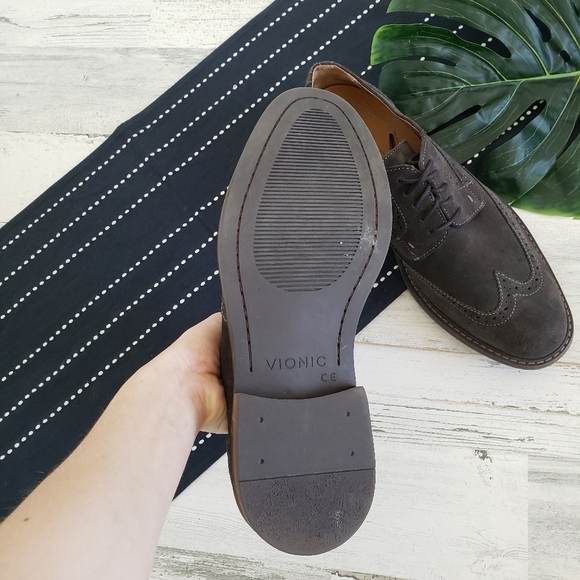 Vionic| Bowery Bruno Oxford Leather Shoes Size 9.5 - Picture 6 of 7
